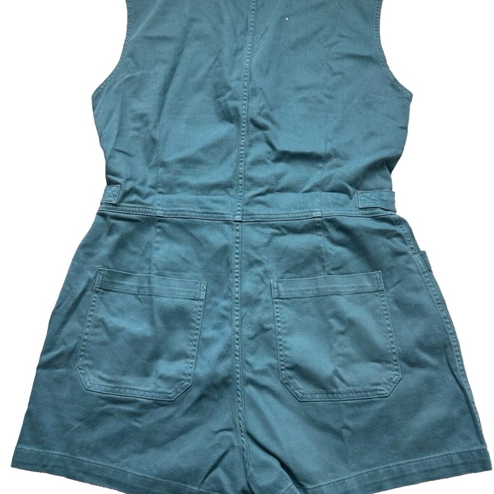 Lucky Brand Sleeveless Denim Romper Shorts XXL - Picture 6 of 13